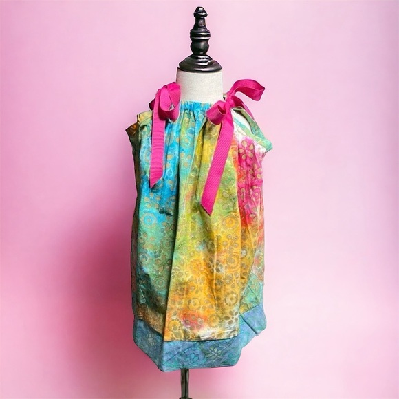 2-3 Year Old Batik Pillowcase Dress - NEW - Handmade by me - Picture 2 of 2